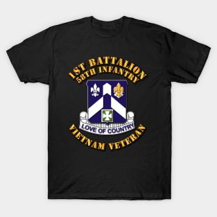 1st Bn - 58th Infantry - Vietnam Vet T-Shirt